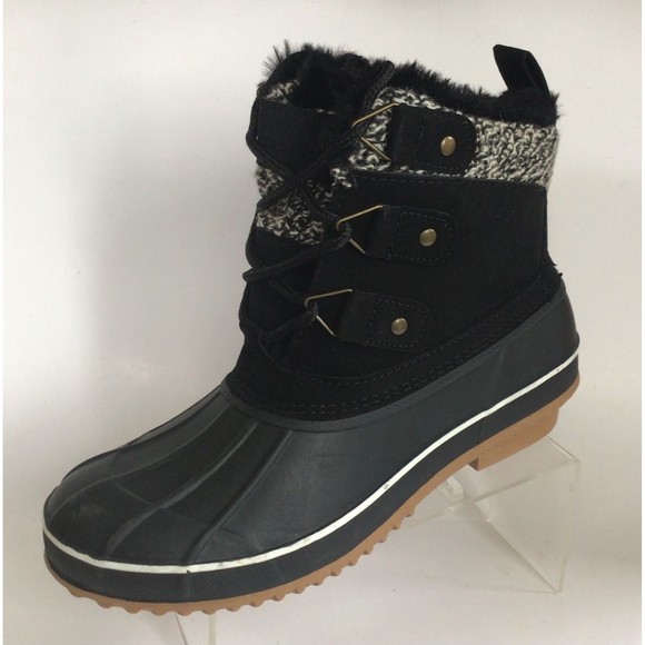 NEW KHOMBU Women's Keri Faux Fur-Lined Duck Boots (Size 7) - Picture 5 of 11